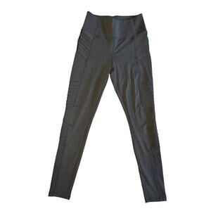 Atheta Women's Black Delancey Moto Tight Black Size Small‎ Biker Moto Athleisure